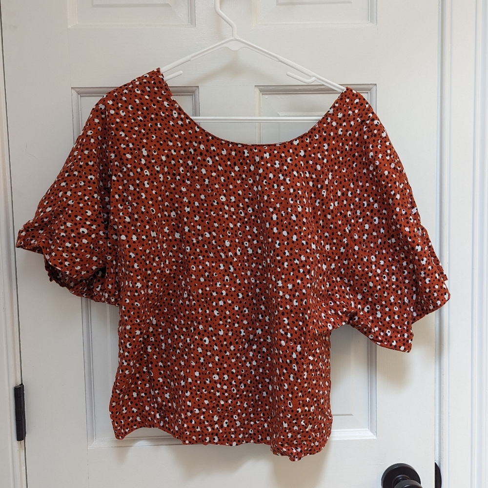 The Odells leopard blouse
